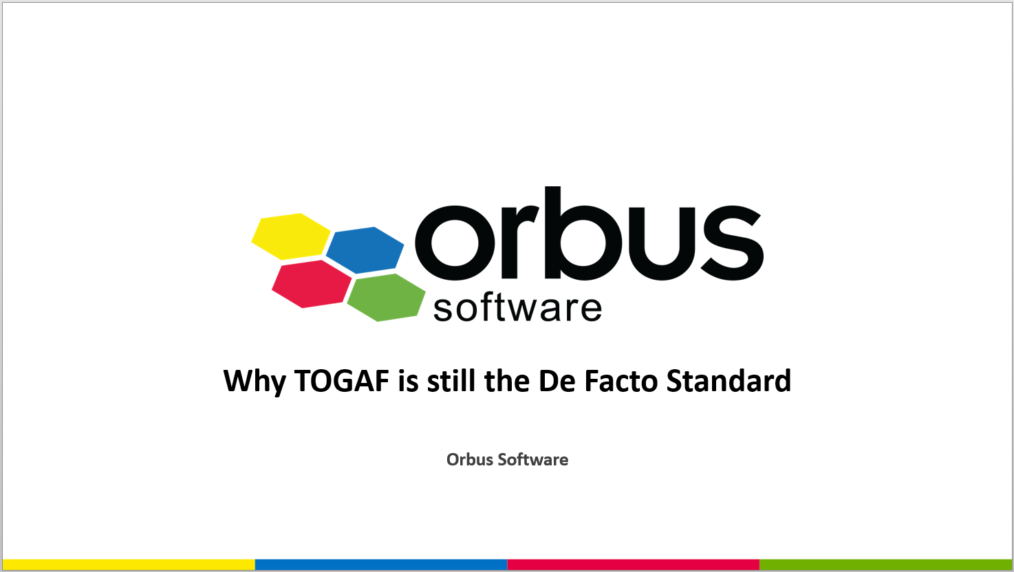 why-togaf-is-still-the-de-facto-standard