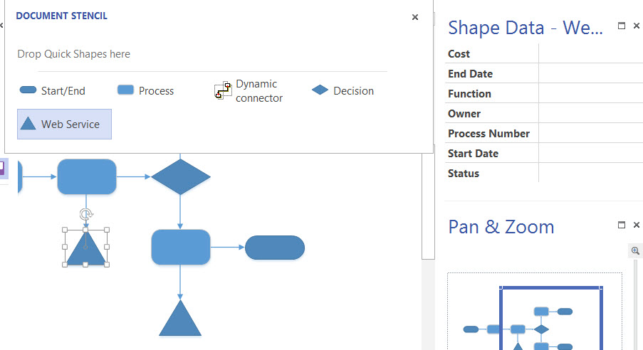 custome shapes and stencils in visio