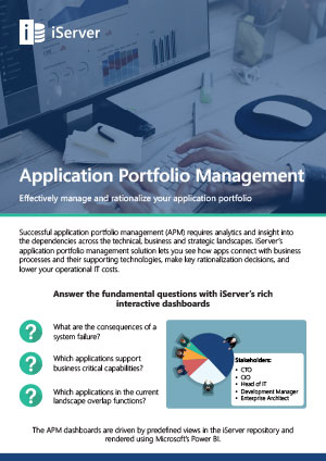 iserver-application-portfolio-management