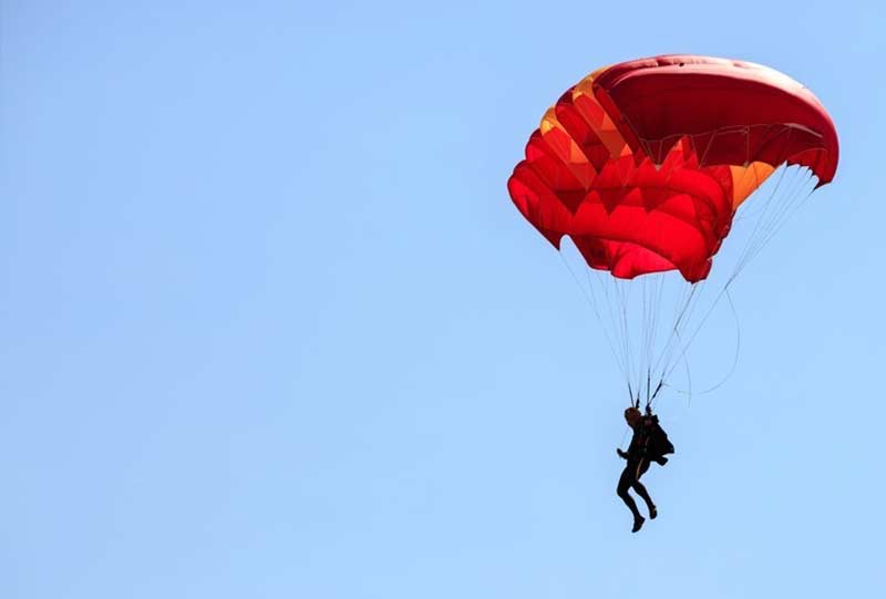 parachutist