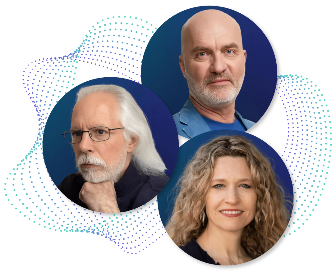 Image showing headshots of 3 speakers