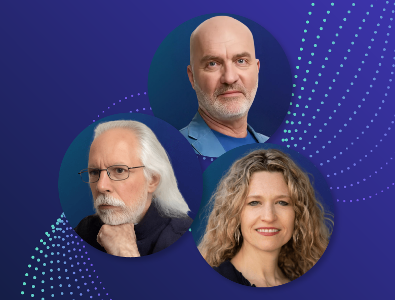 Image showing headshots of 3 speakers